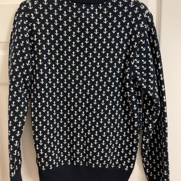 Kiel James Patrick, Welfleet Anchor Navy Sweater, New with Tags - Picture 3 of 4
